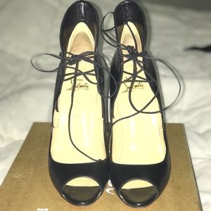 Christian Louboutin Mega Vamp Lace-Up 120mm